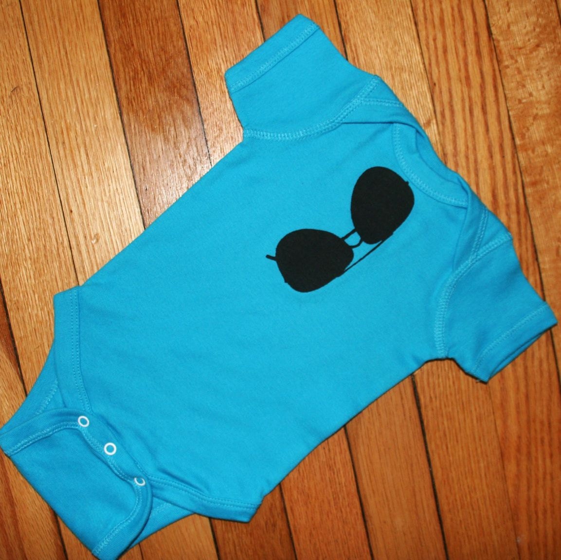 THE ORIGINAL Aviator Onesie in Turquoise