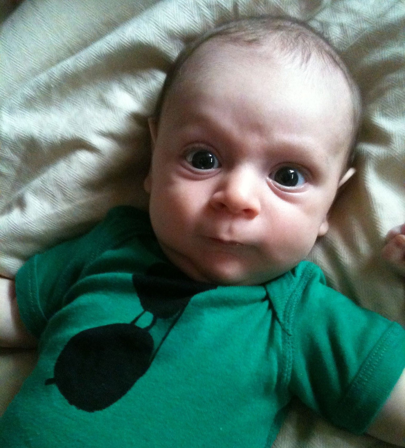 THE ORIGINAL Aviator Onesie in Green