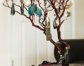 24" Red Jewelry Tree