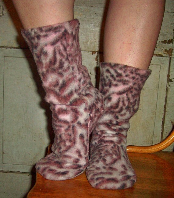 Sewing Pattern Fleece SocksPATTERN PIECES plus by OnWillowLane