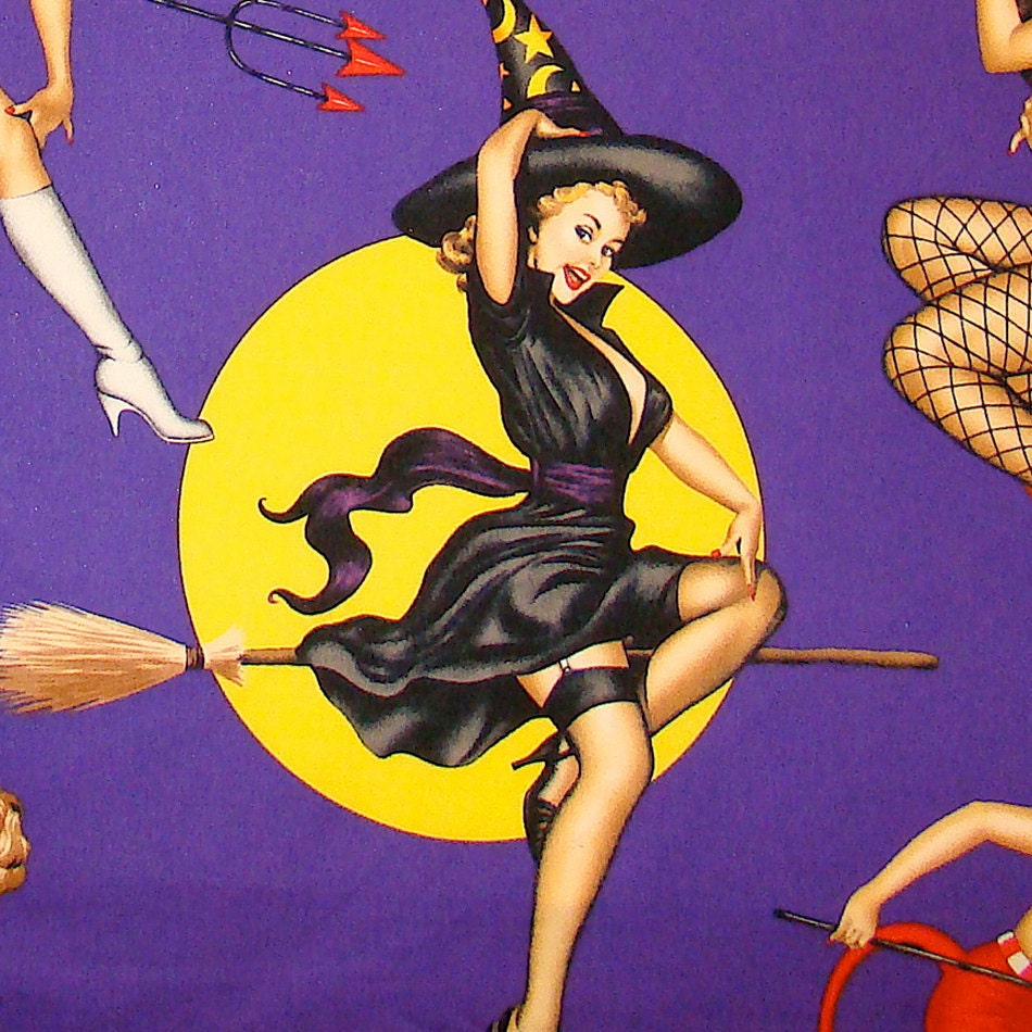 Bewitched, purple Alexander Henry Fabric