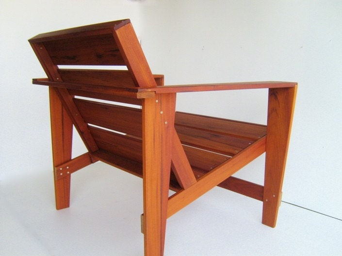 Modern Adirondack Chair (Tigerwood)