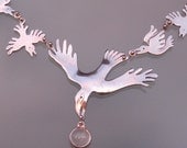 Raven Necklace - sterling silver