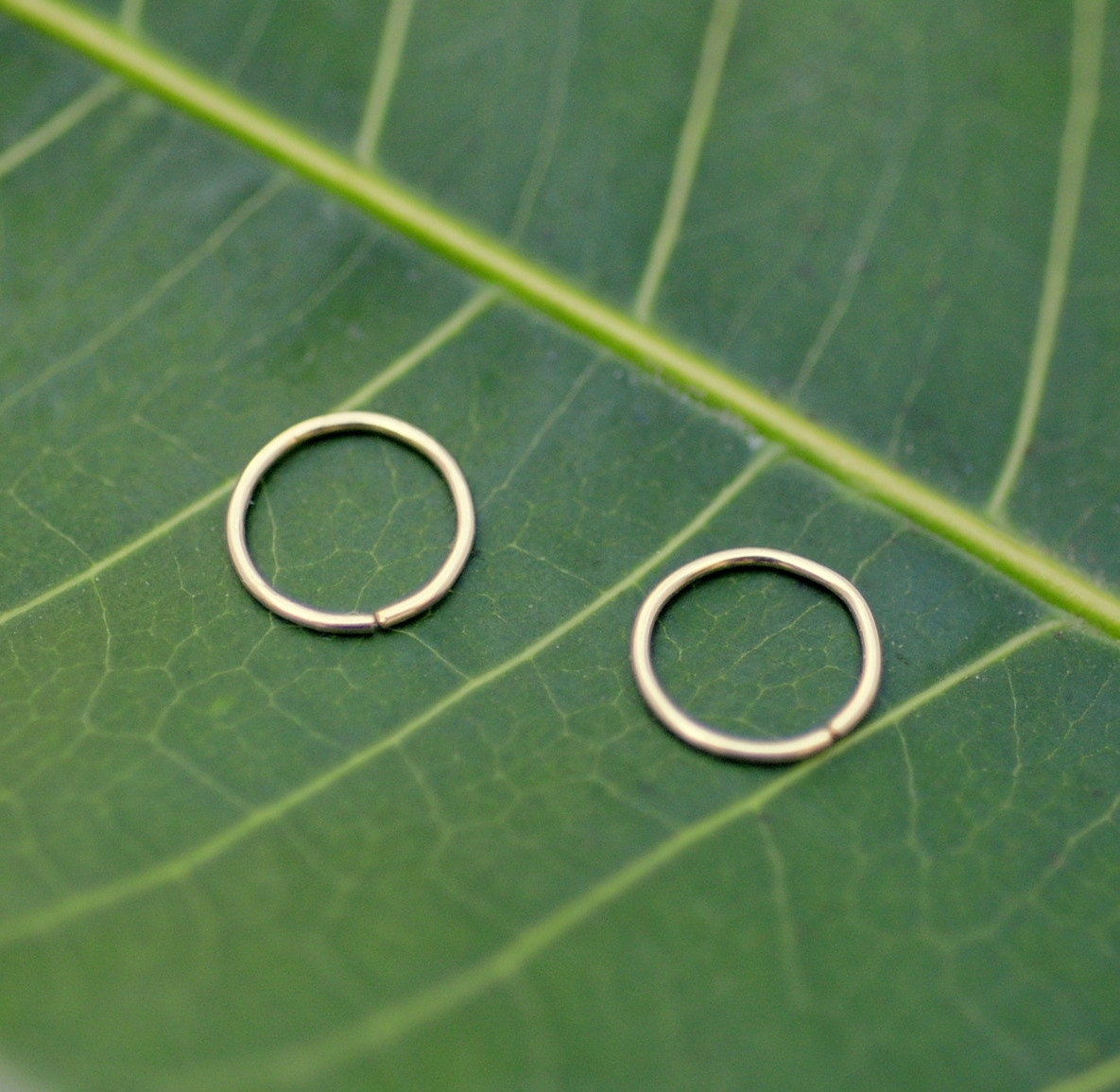 Extra Small 14K Gold Filled Hoop Earrings Cartilage/Endless/seamless/catchless/tragus/helix/nose ring