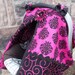 Carseat Canopy FREESHIPPiNG  Cover / Carseat Tent / Carseat Blanket Snaps Damask Swirls