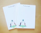 Dancing Dachshund Notepads (set of 2)