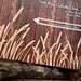 Rustic Wood Wedding Invitations. Wheat and Lace - DEPOSIT