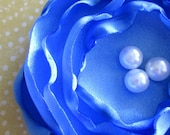 Blue Flower Hair Clip