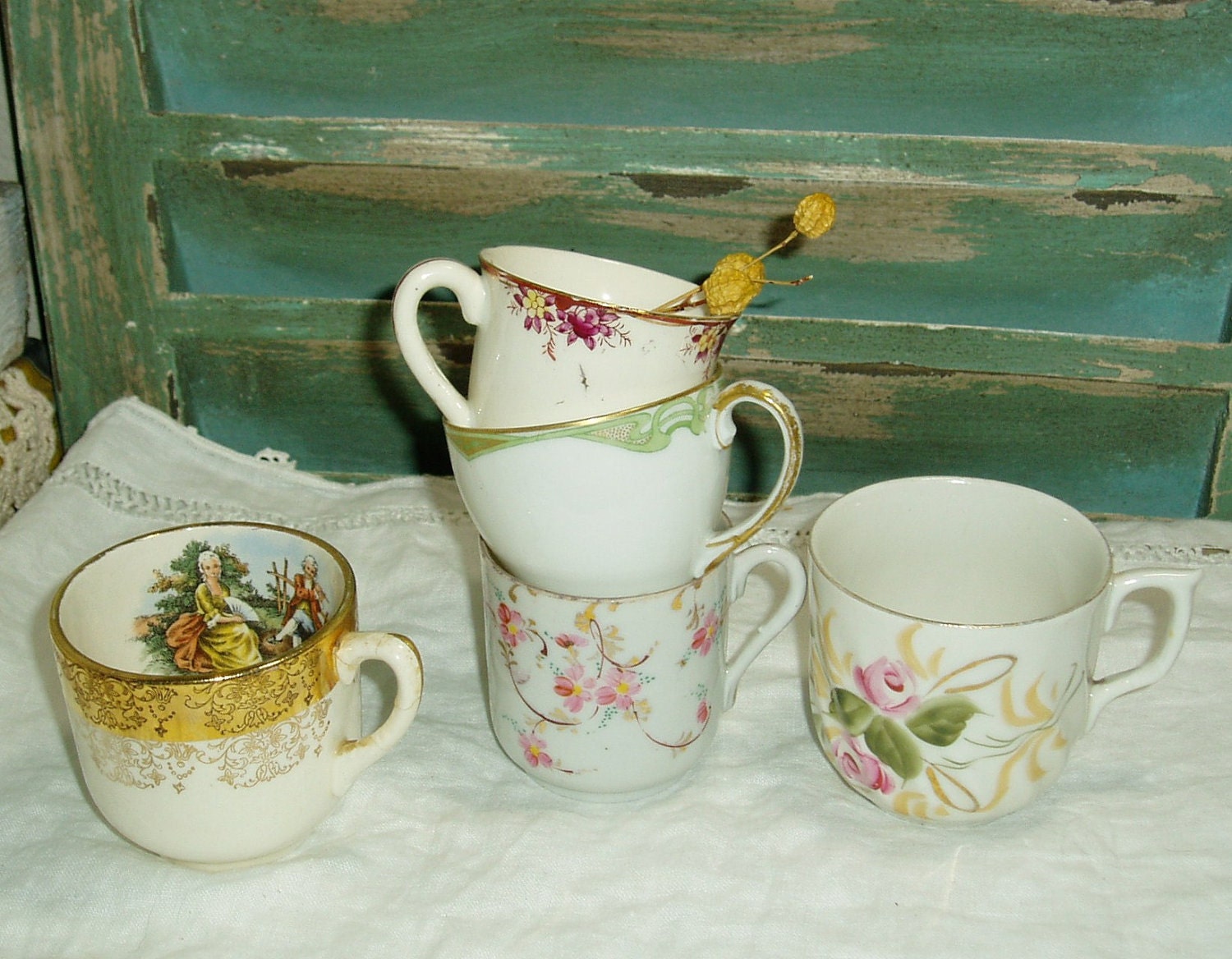 tiny teacups - collection of smaller size teacups