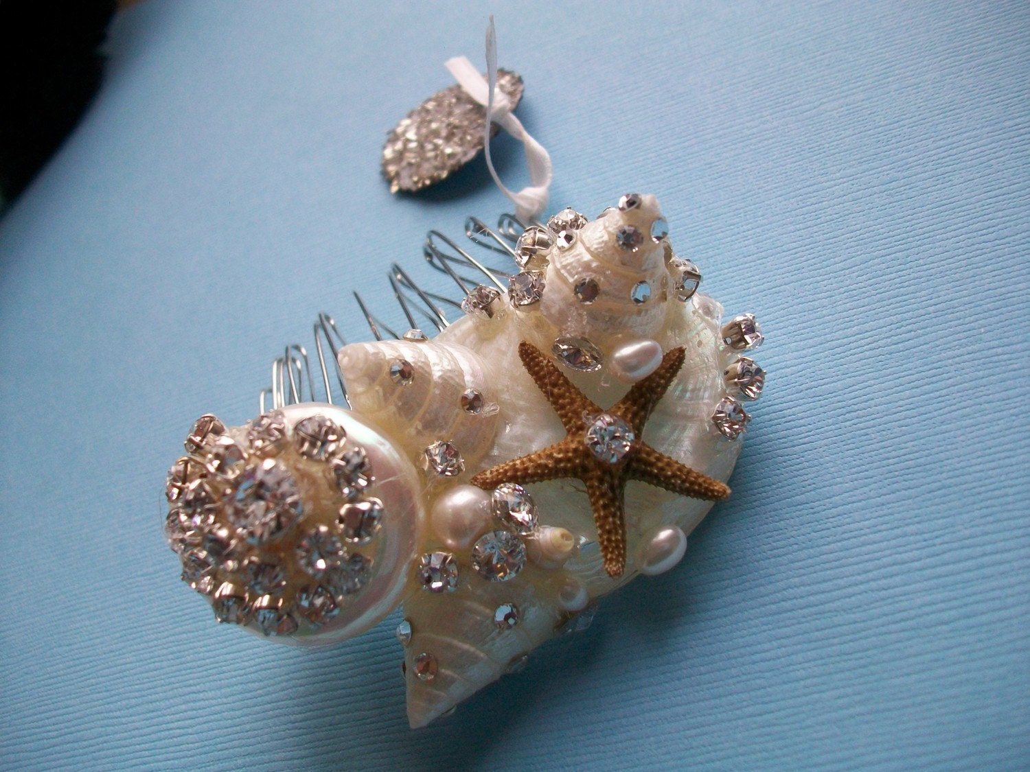 Wedding Sea Shell Hair Comb