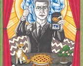 Twin Peaks Tarot Gordon Cole postcard PRINT