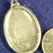Saint Christopher Vintage Sterling Theda  Medal on 18 inch sterling silver rolo chain