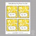 Editable and Printable - Yellow Damask Placecard Food Labels/Tags - (4) Digital Files