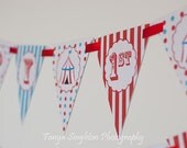 Circus Carnival Birthday Banner-with Name & Age - You Print
