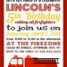 firefighter fire truck Birthday Invitation