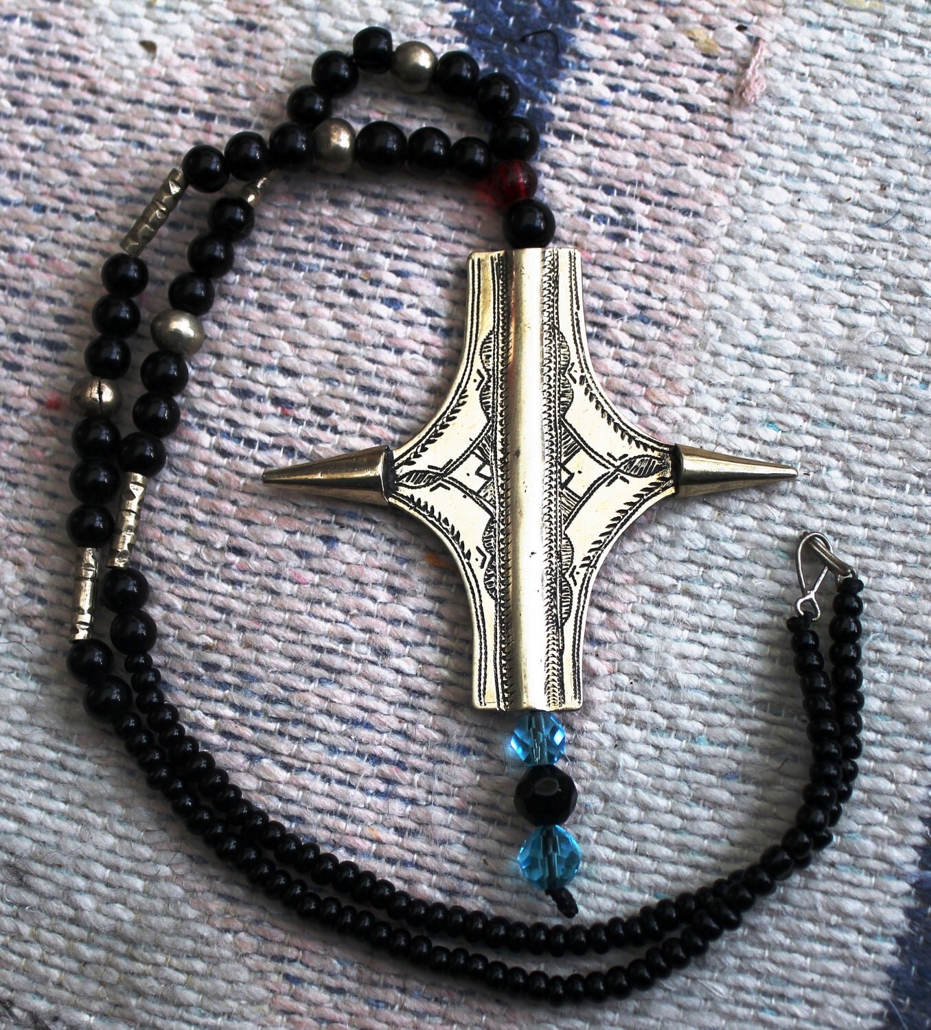 Tuareg Cross Amulet 'Egourou' Marriage Necklace