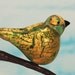 Bird bead, Handmade lampwork glass bird , UK SALE RESERVED