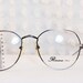 80s Glasses 1980's Oversize Eyeglasses Wire Rim Metal Frame Antique Silver Rope Filigree 54/20 by Riccione Optical