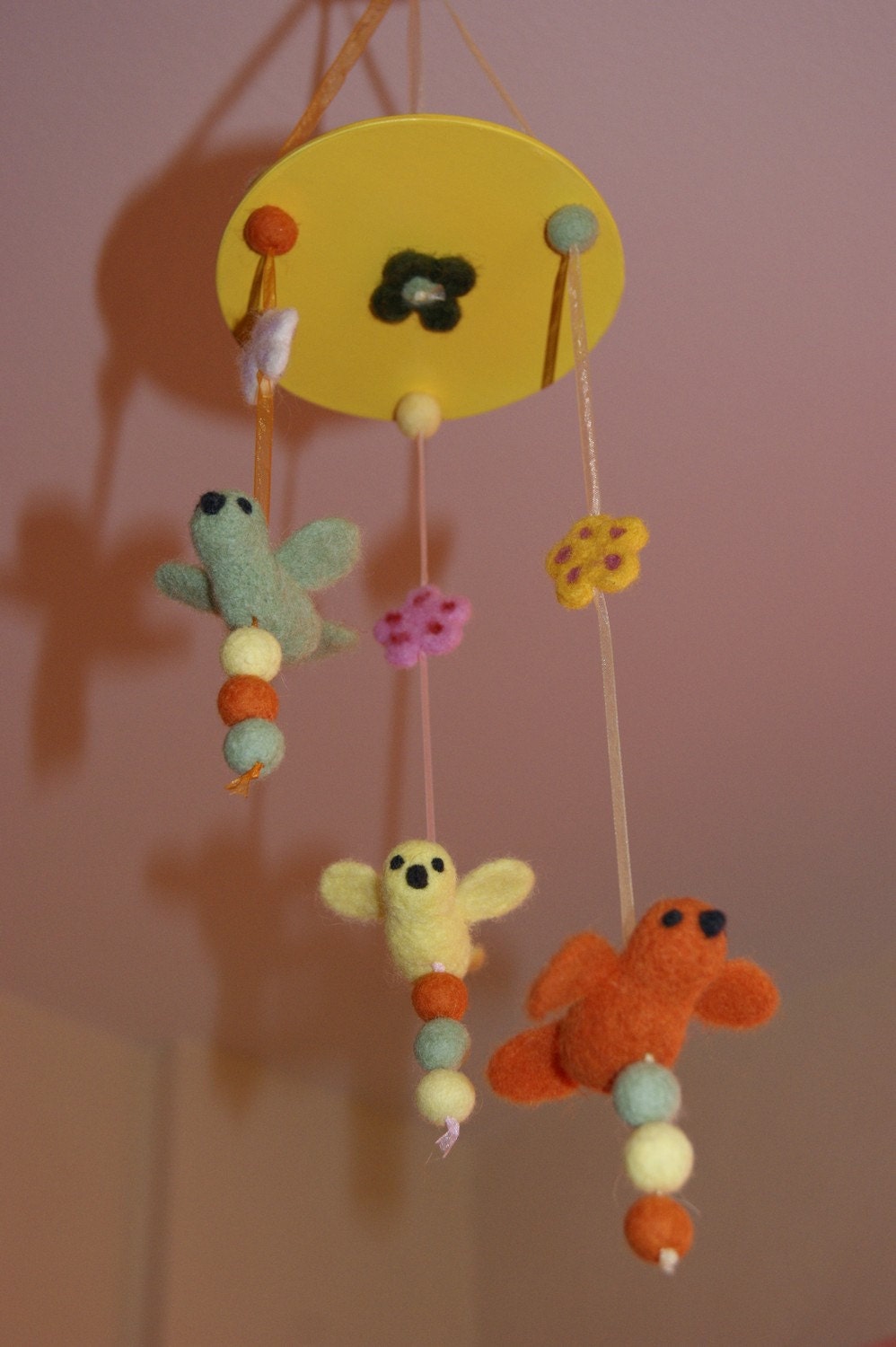 SALE Baby mobile - felted wonders