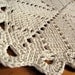 Granny square rug crochet area rug 80x80cm / 31x31 inch cream (off white)