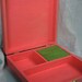 Handpainted Wooden Jewelry Box- Pink and Green Turtle Pattern