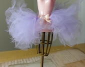 Lavender Barbie Doll TuTu With Pink Bow