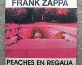 Frank Zappa - Peaches En Regalia from Hot Rats - 3 Songs on a Mini 3 Inch CD Single - Peaches En Regalia and 2 other songs