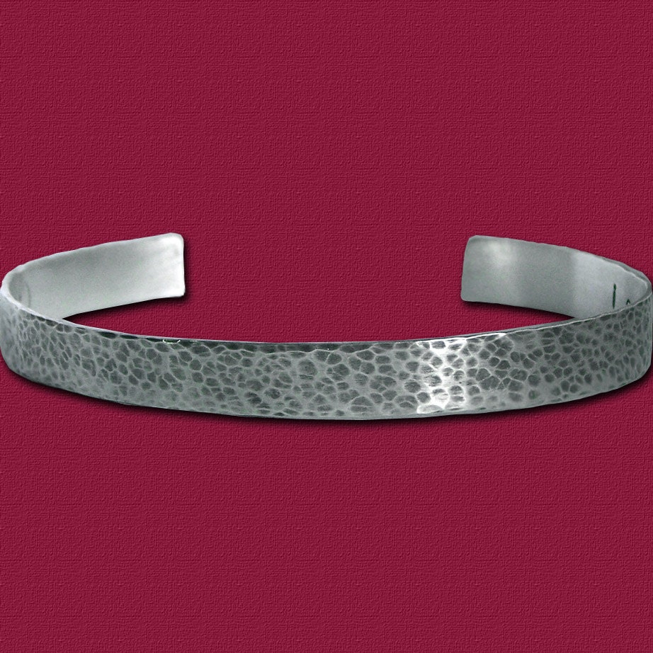 XL Sterling Silver Cuff Bracelet - Five-Sixteenth Inch
