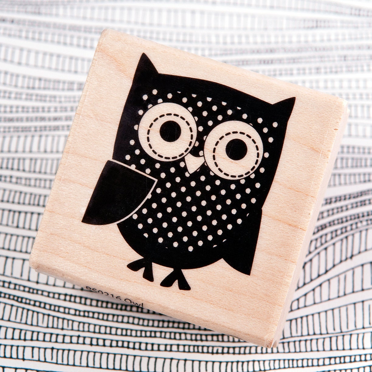 Owl Rubber Stamp 54