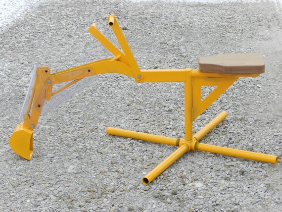 Items similar to Toy Backhoe Childs Sandbox Excavator on Etsy