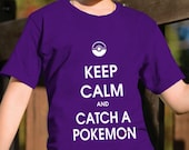Keep calm and catch a pokemon---MasterBall---Tee Shirt