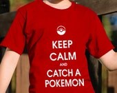 Keep calm and catch a pokemonTee Shirt