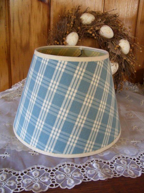 Vintage Country Style Lamp Shade Blue & by