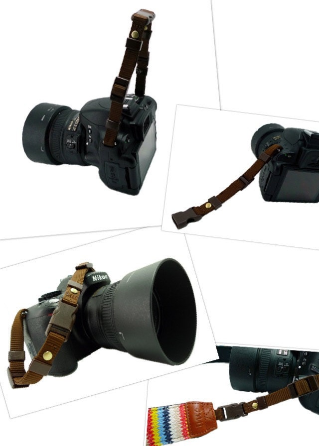 Black Romance Camera Strap for DSLR / SLR