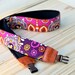 Purple Damask Camera Strap for DSLR / SLR Quick Release