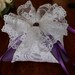 Ring Bearer Wedding Pillow Vintage "AMETHYST DREAM" Special reg. 35.00 now 15.00