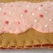 Felt Cell Phone Case - Strawberry Toaster Tart
