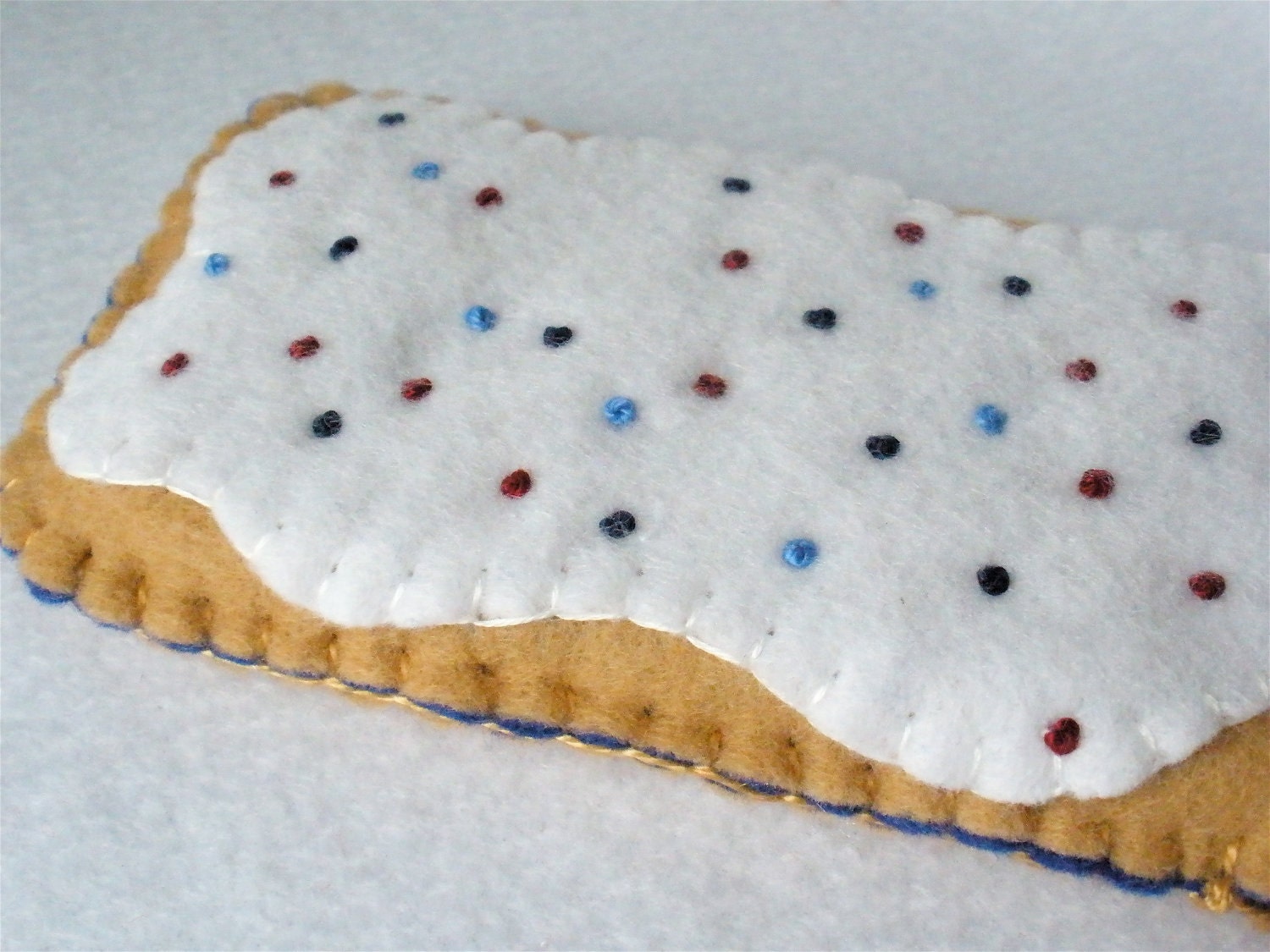 Felt Blueberry Toaster Pastry Cell Phone Case - Iphone