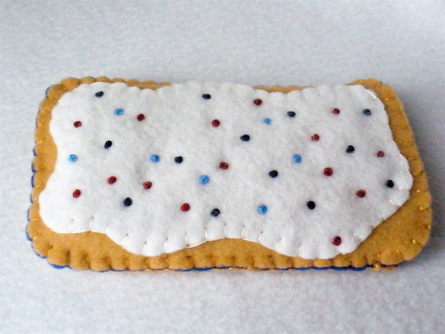 Felt Blueberry Toaster Pastry Cell Phone Case - Iphone