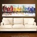 original 72" ready to hang palette knife abstract large painting from jolina anthony super fast express delivery made to order