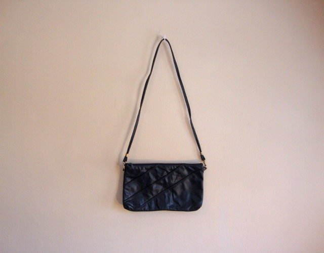 Little Black Purse - Skinny Strap Or CLUTCH