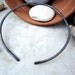Men's Copper Torc, Hammered Torque, Men's Choker, Heavy Gauge
