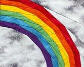 Rainbow paper-piecing quilt pattern PDF