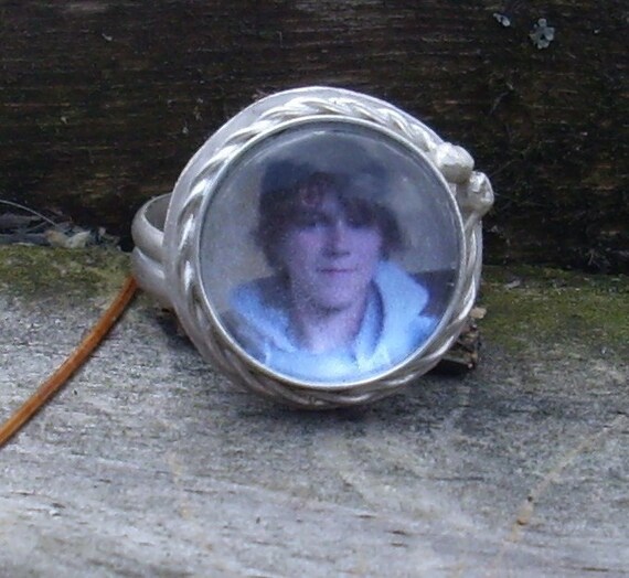 Memory ring any size with your photo or other by ShireJewelry