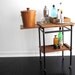 Wood Rolling Table - End Table / Side Table, Bar Cart, Casters, Bedside Tabl
