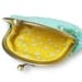Turquoise Circle Lace Coin Purse