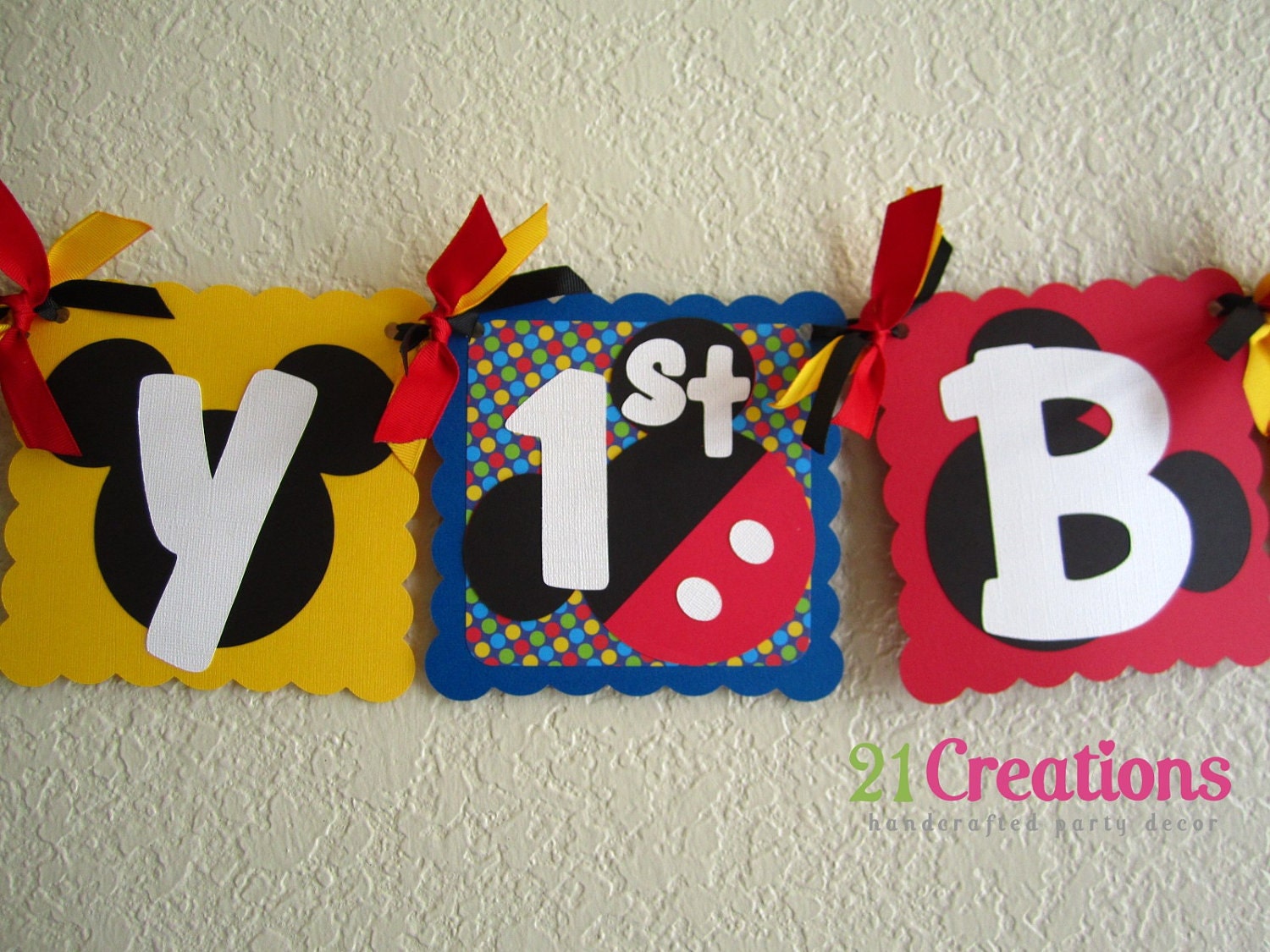 Mickey Mouse Birthday Banner