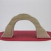 Wooden Toy Bridge and Tunnel with Two Cars Natural Maple