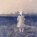 Lamb Art Print, The Farmer's Daughter, Altered Vintage Photo