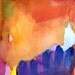 Quiet Memory, Original Watercolor, Abstract Painting